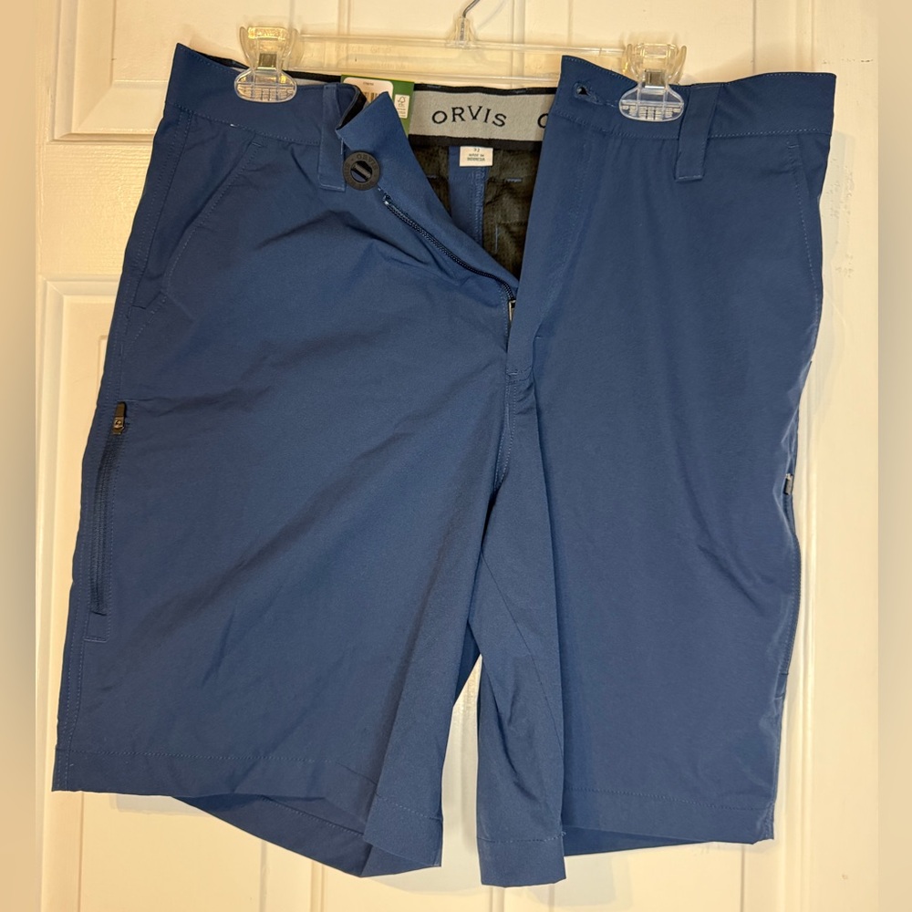 NWT Orvis Men's Blue Athletic Shorts